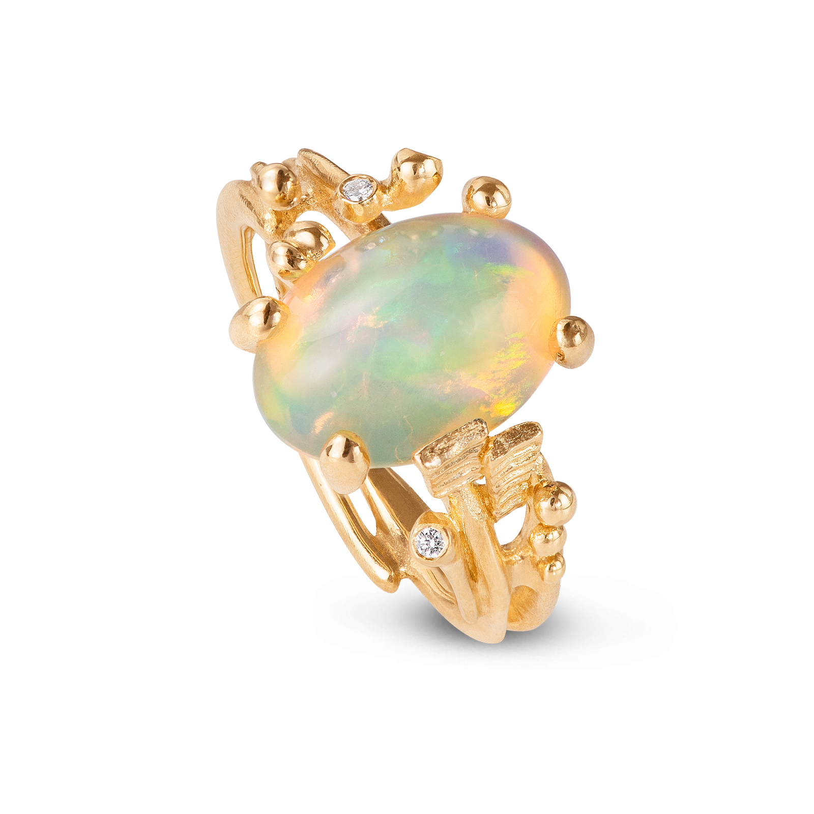 Boho ring opal