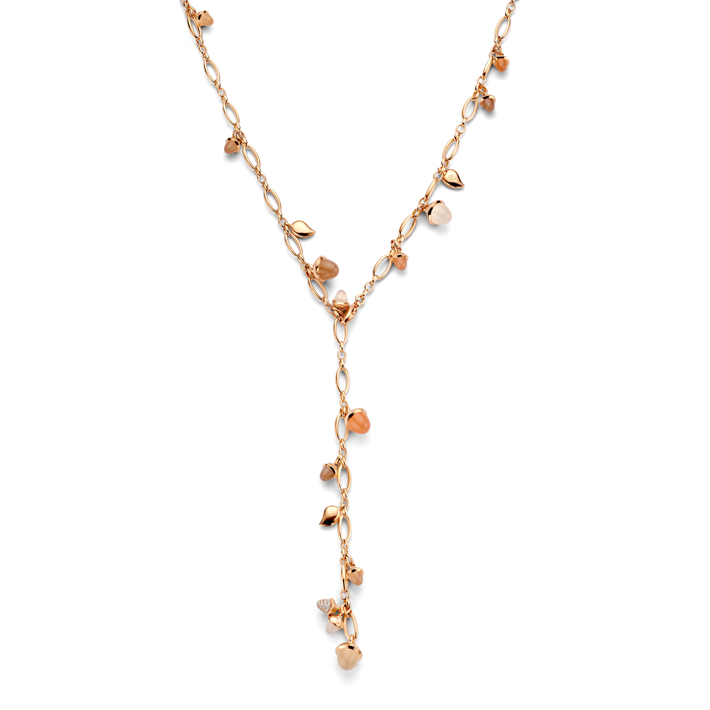 Mikado necklace camel
