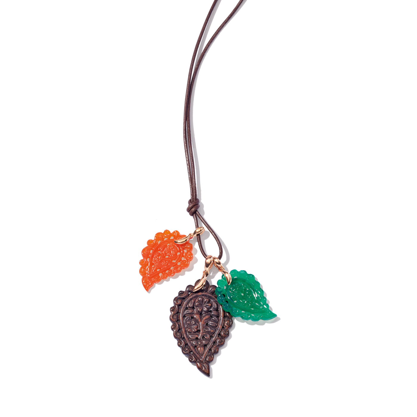 India leaves necklace